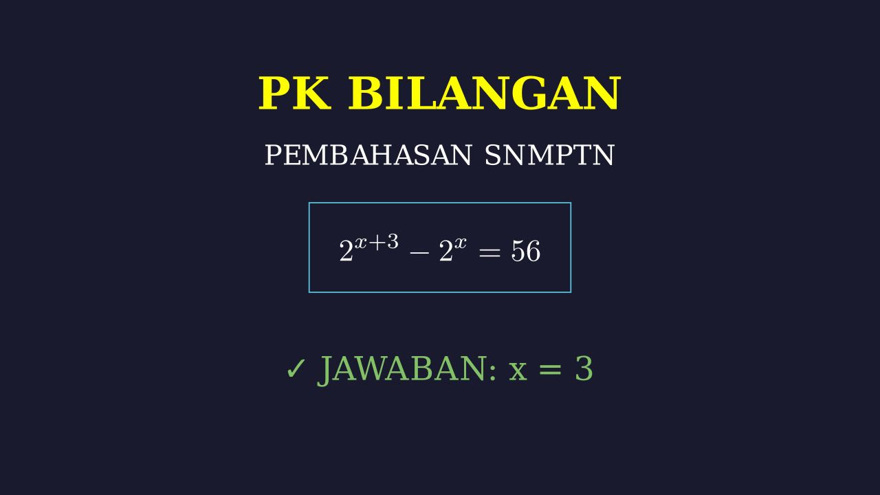 Bedah Soal SNMPTN: Nomor 10