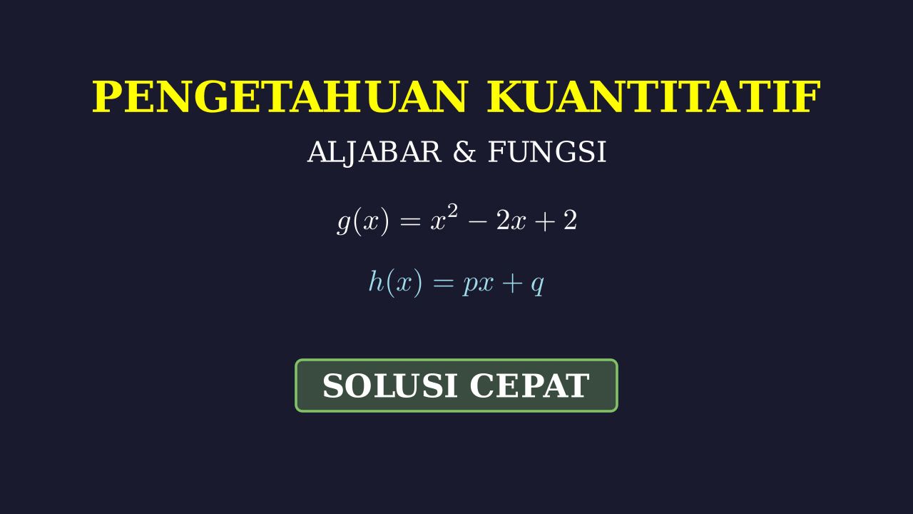 Komposisi Fungsi Kuadrat dan Linear