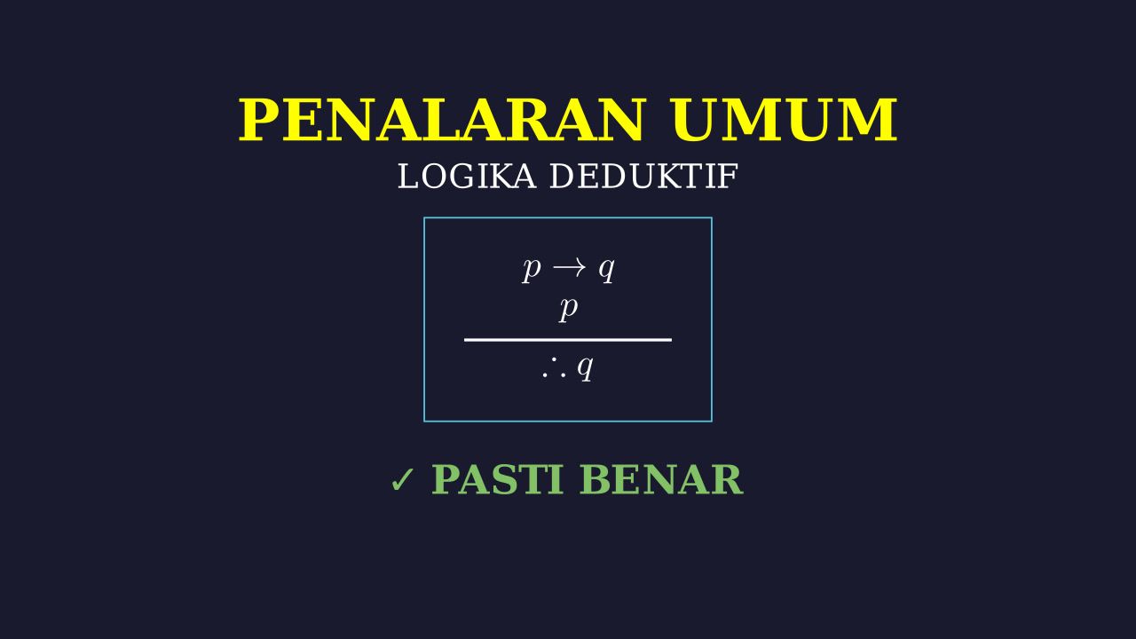 Penalaran Umum (PU): Materi & Contoh Soal
