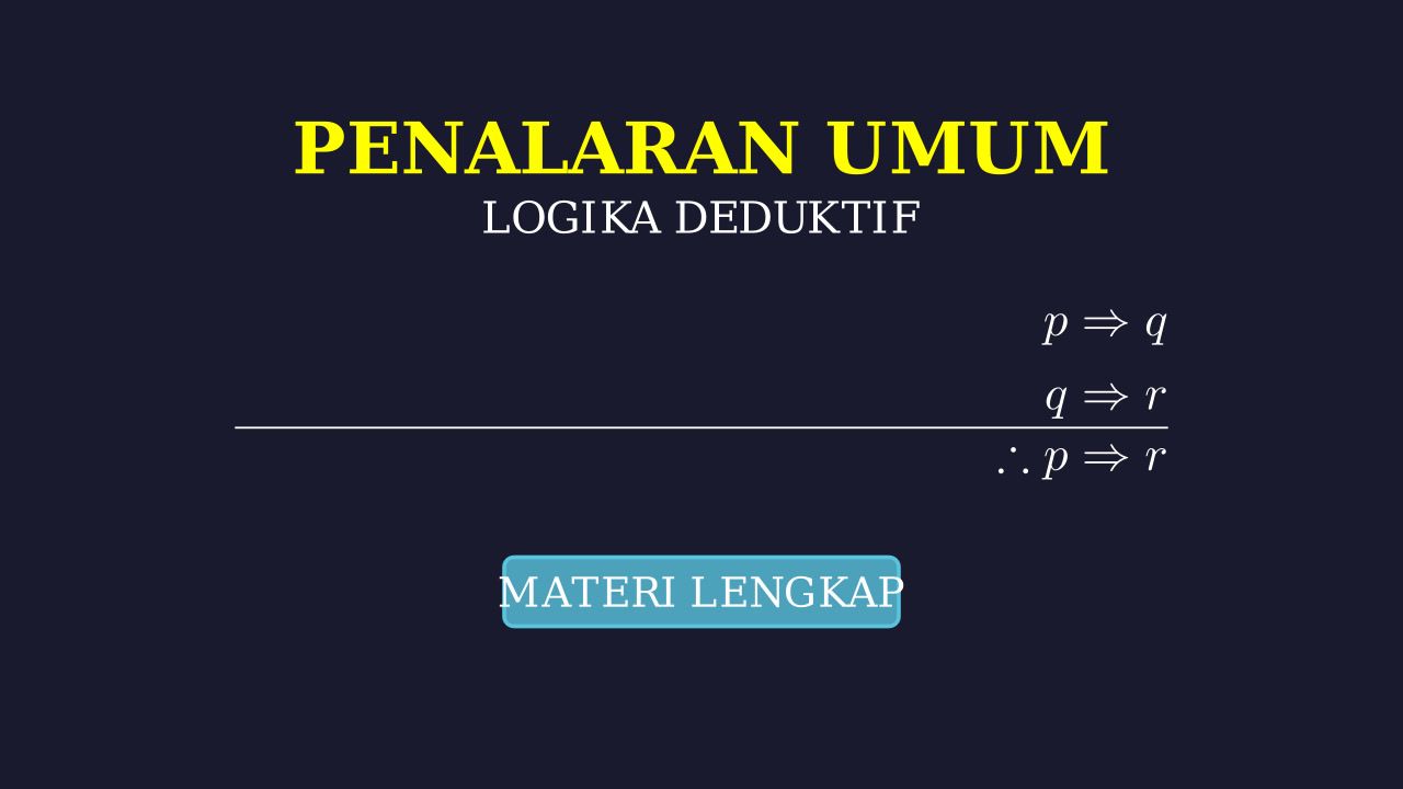 Kupas Tuntas Penalaran Umum