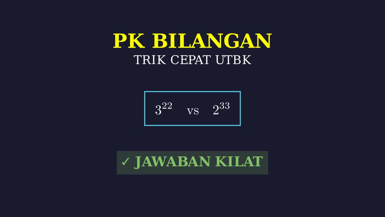 Trik Cepat & Solusi Detail Matematika