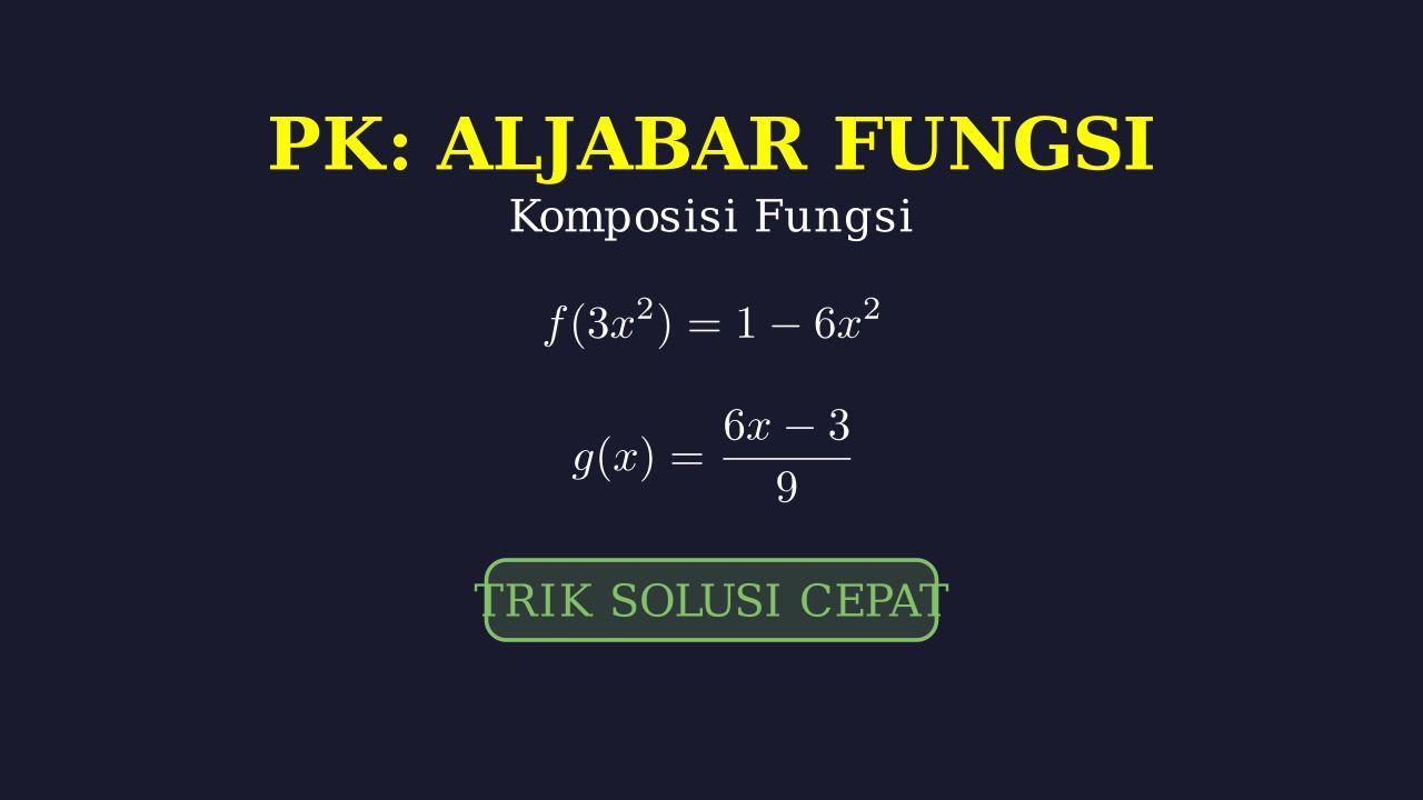 Menghitung Nilai Fungsi Komposisi