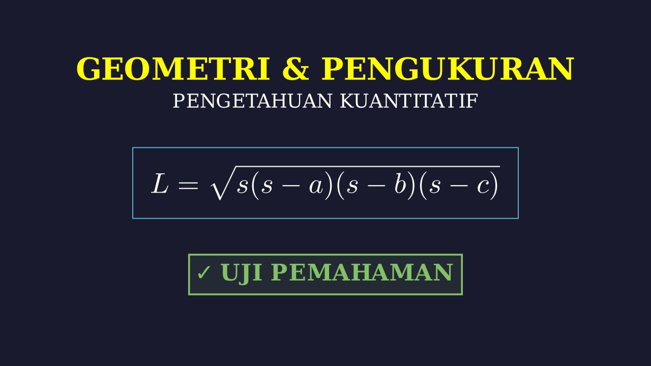 Bedah Soal Uji Pemahaman
