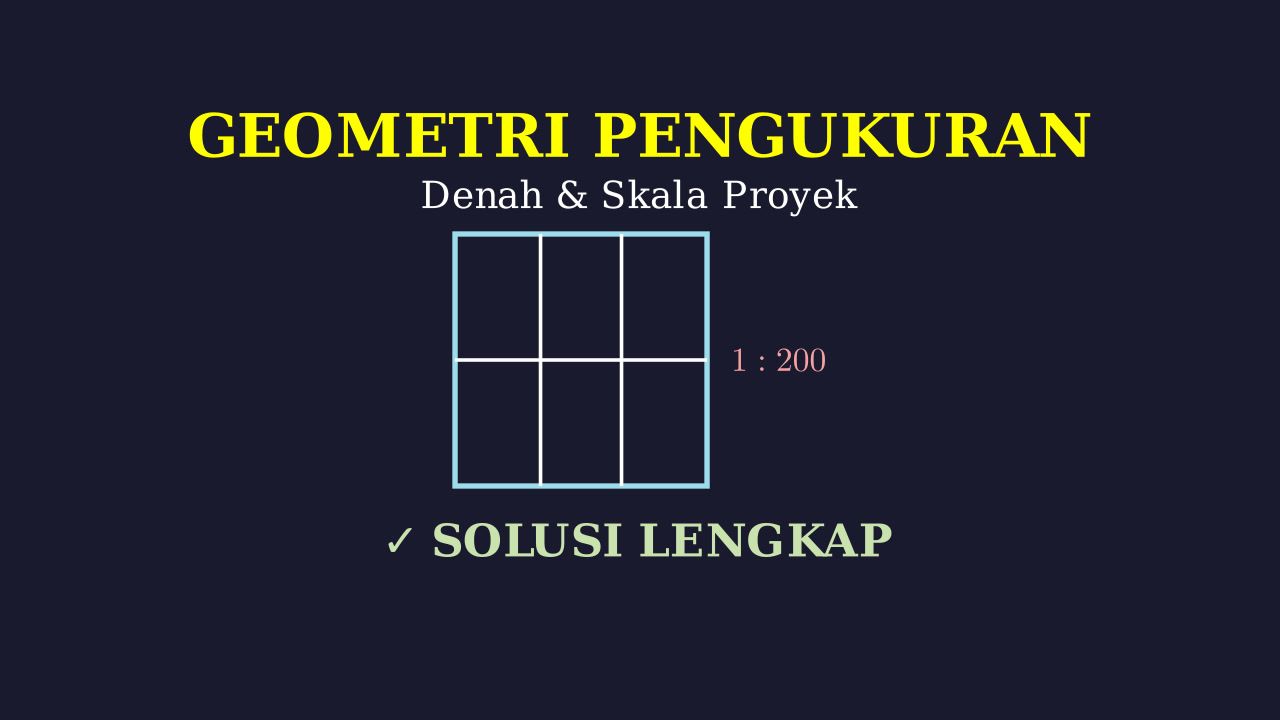Skala Denah Bangunan