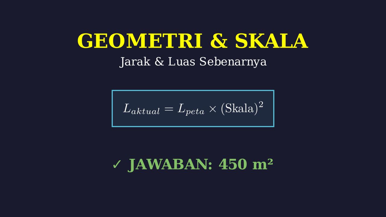 Menghitung Jarak dan Luas dengan Skala