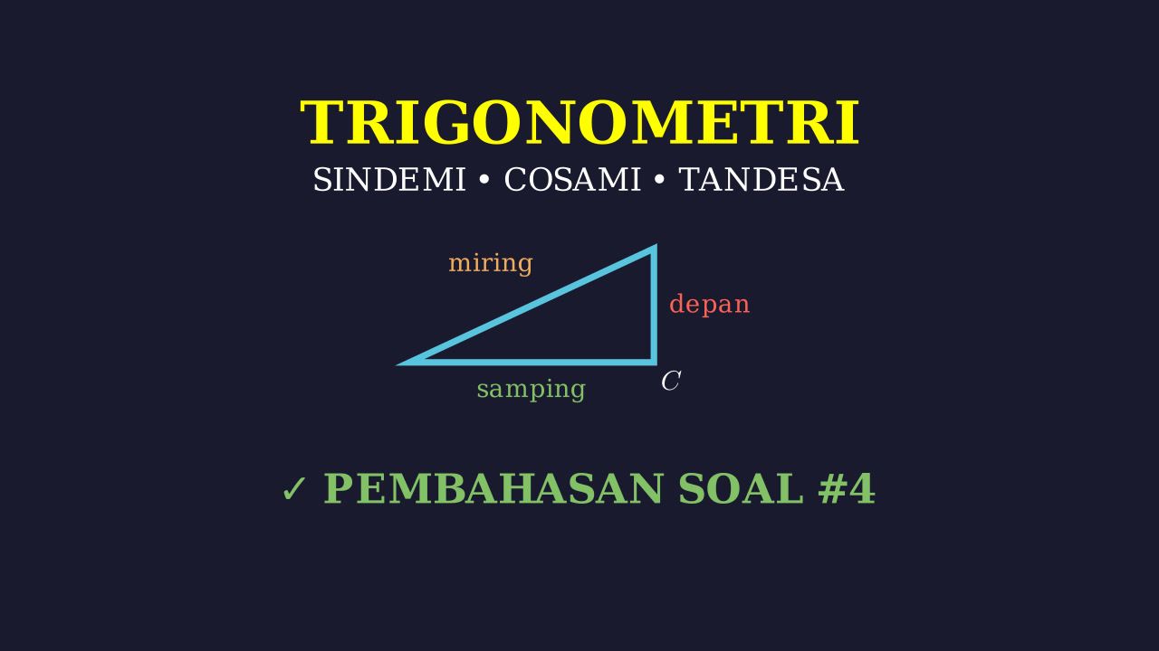 Trigonometri Dasar: Sindemi Cosami Tandesa