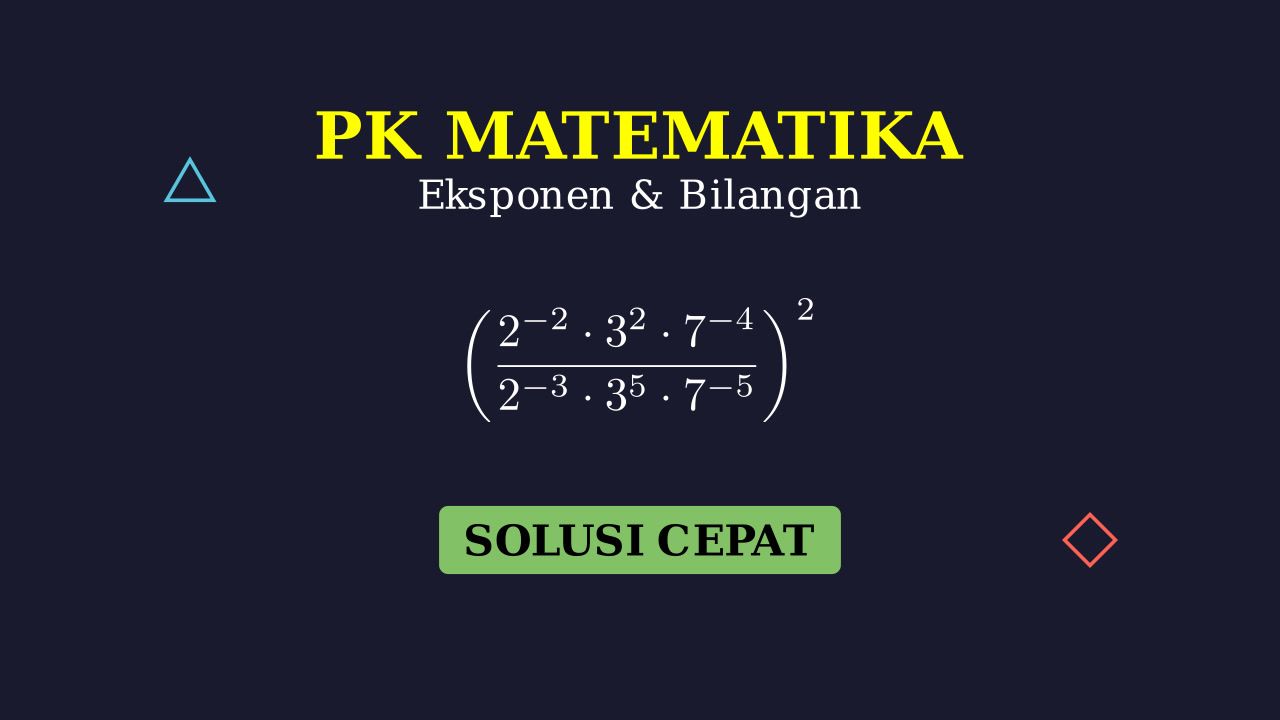 Menyederhanakan Bentuk Eksponen