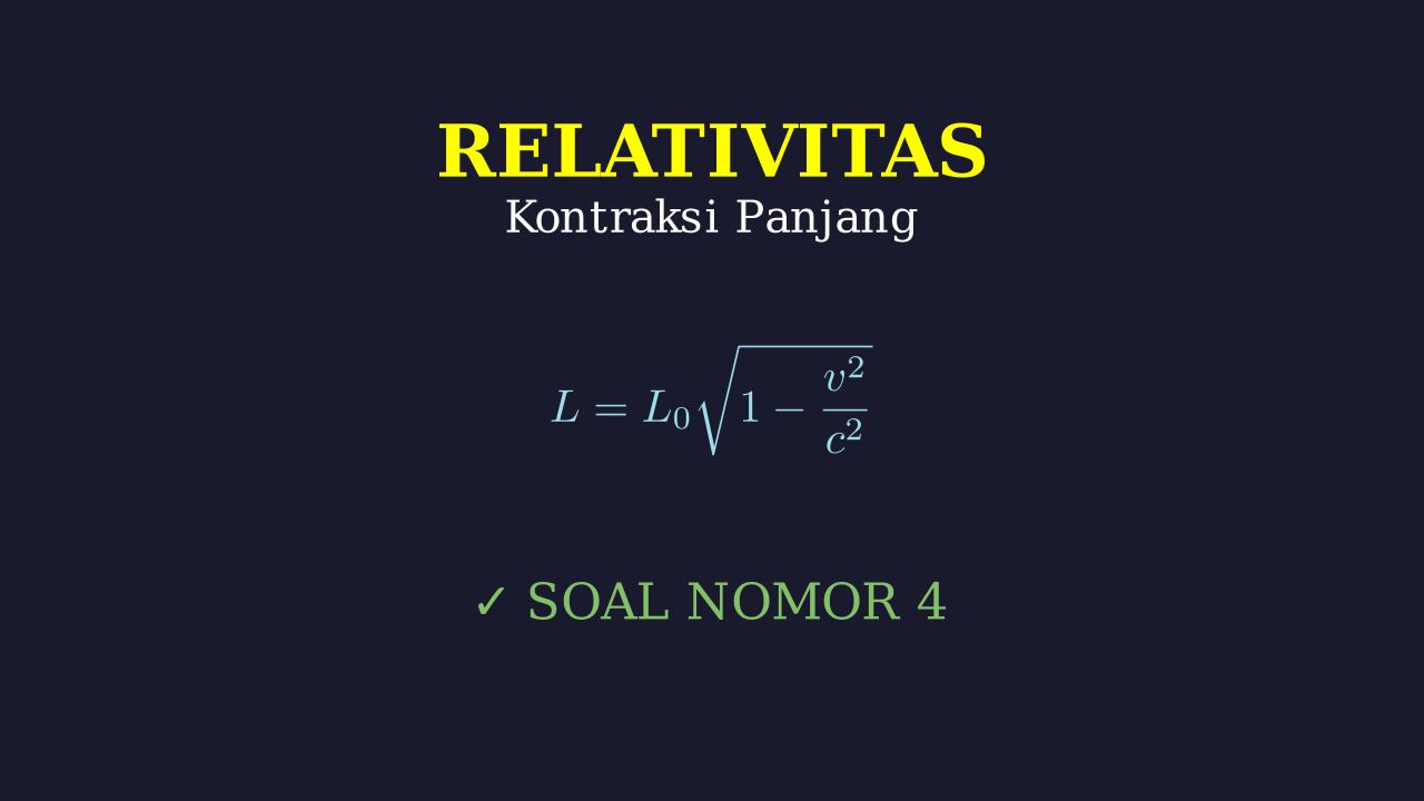 Kontraksi Panjang Relativistik