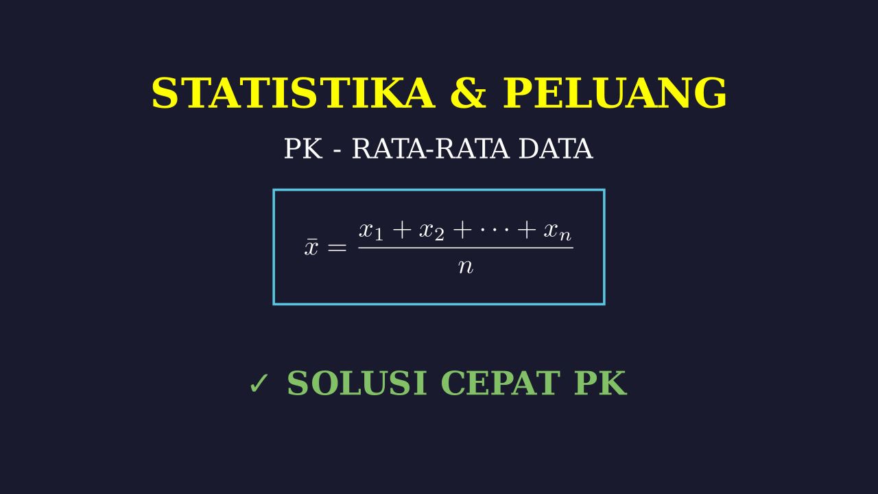 Statistik: Kumpulan Data