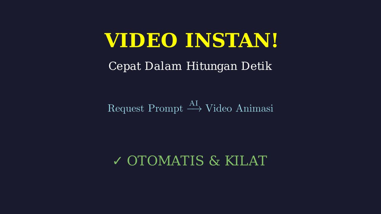 Membuat Video Animasi Dalam Hitungan Detik