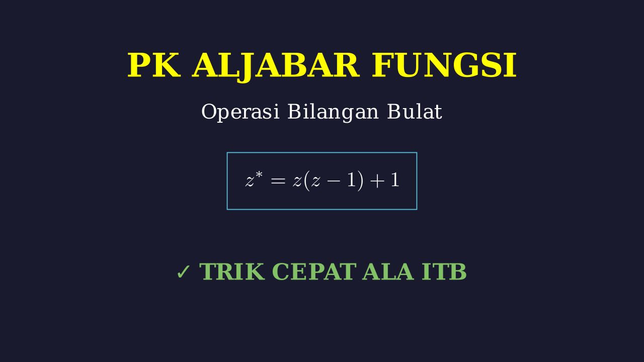 Operasi Bilangan Bulat