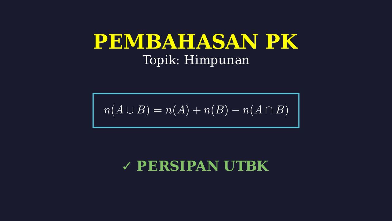 Konsep Dasar Himpunan