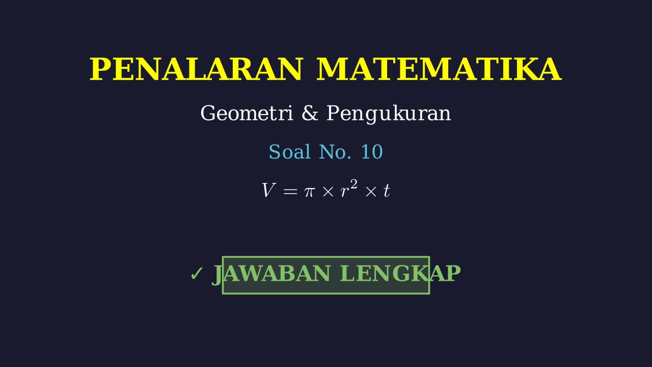 Pembahasan Soal Nomor 10