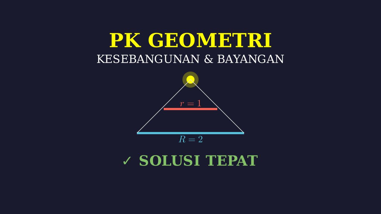 Geometri: Konsep Kesebangunan Bayangan