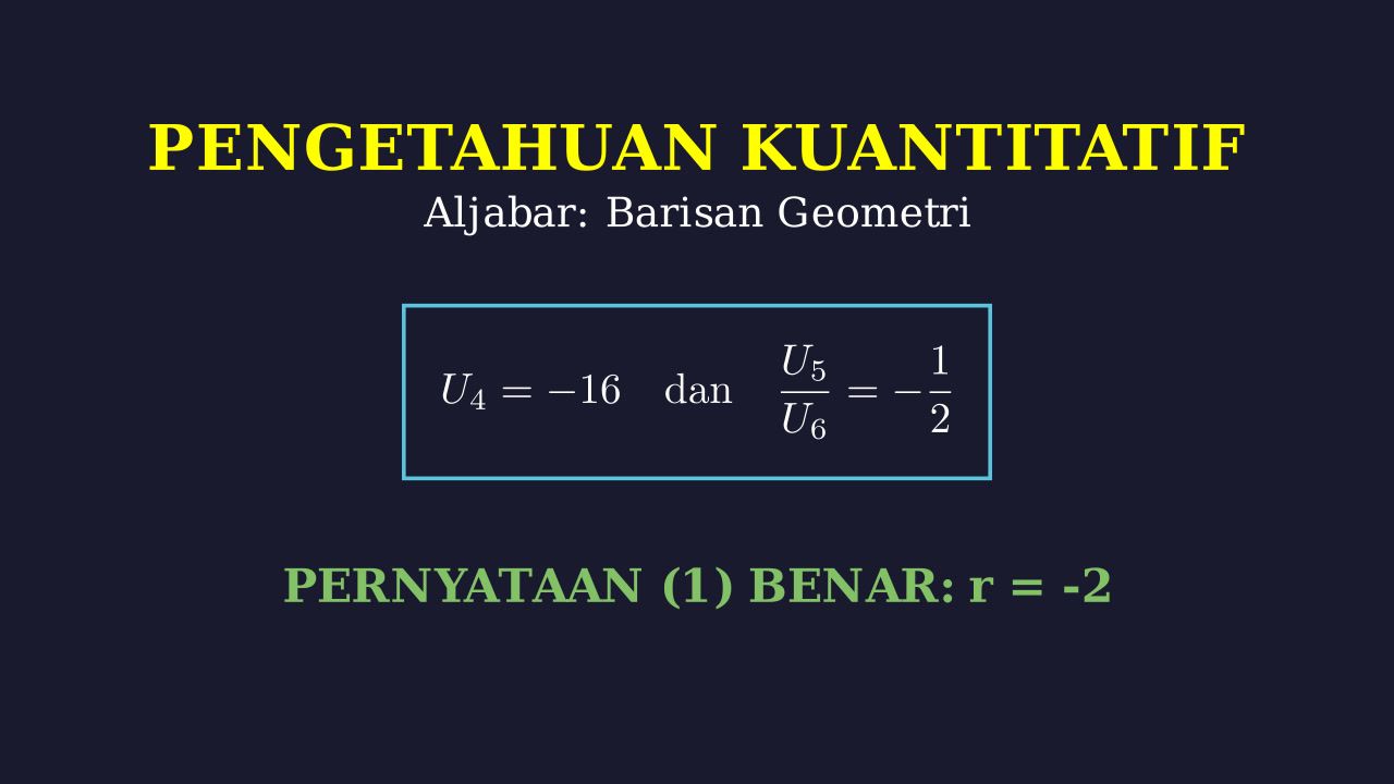 Barisan Geometri: Mencari Suku dan Rasio