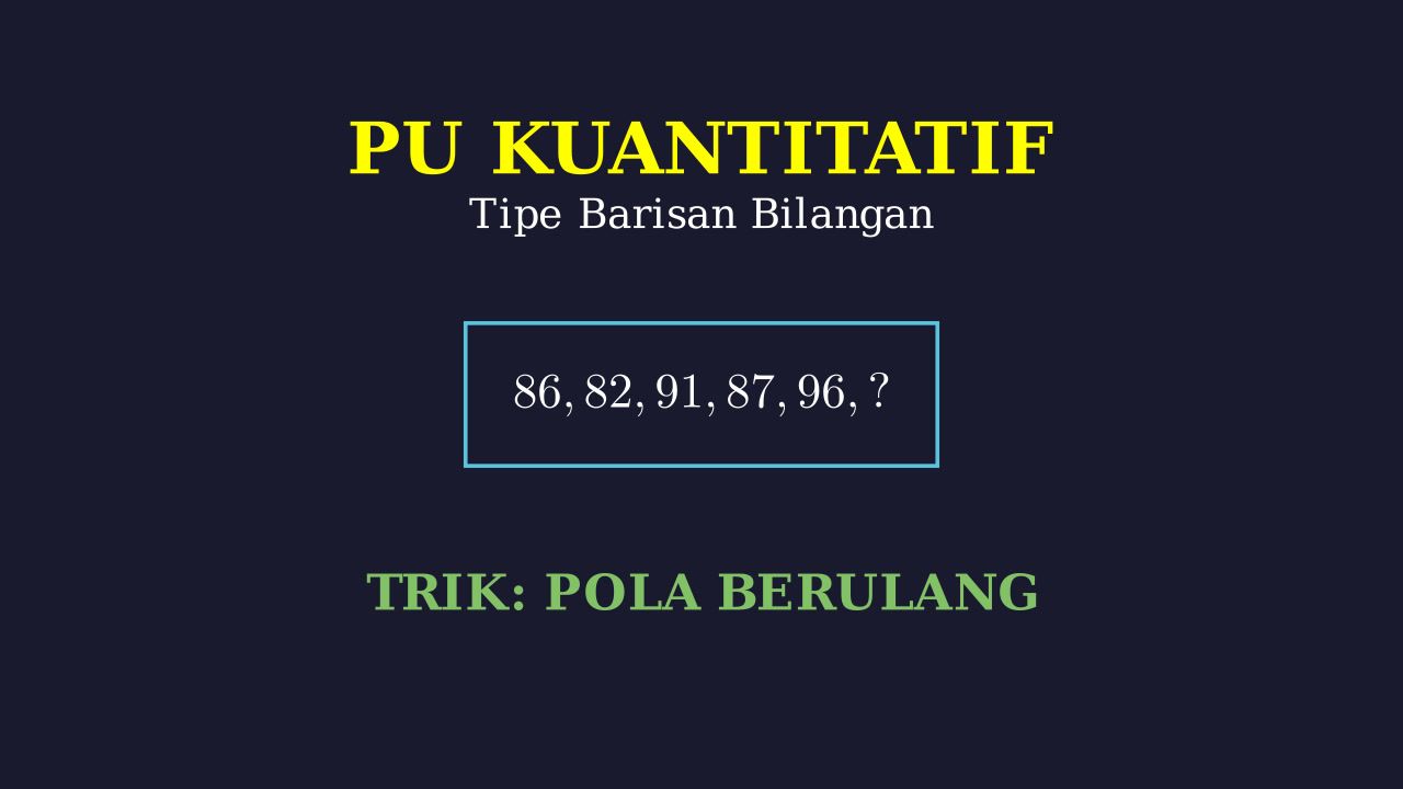 Pola Bilangan: Penonton Pertunjukan Tari