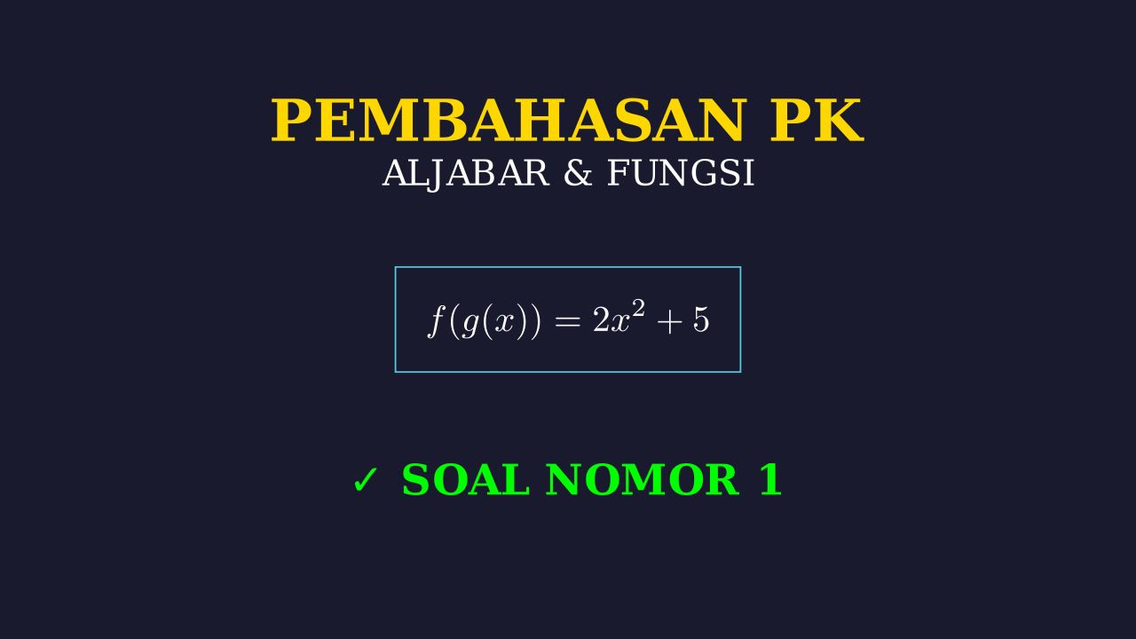 Pembahasan Soal Nomor 1