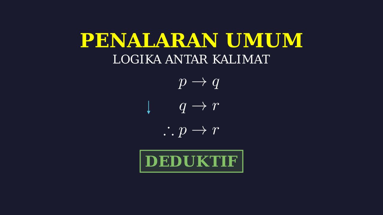 Logika: Hubungan Antar Kalimat