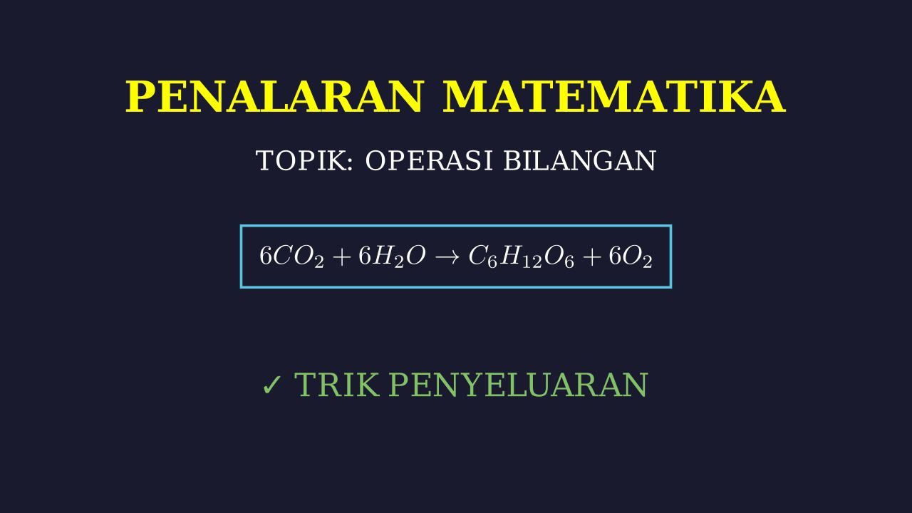 Mengenal Reaksi Fotosintesis