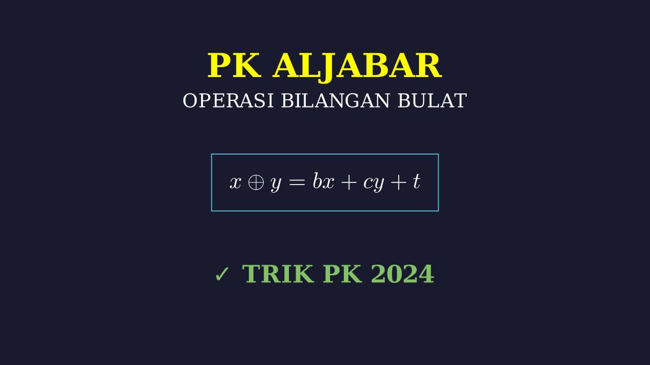 Operasi Bilangan Bulat