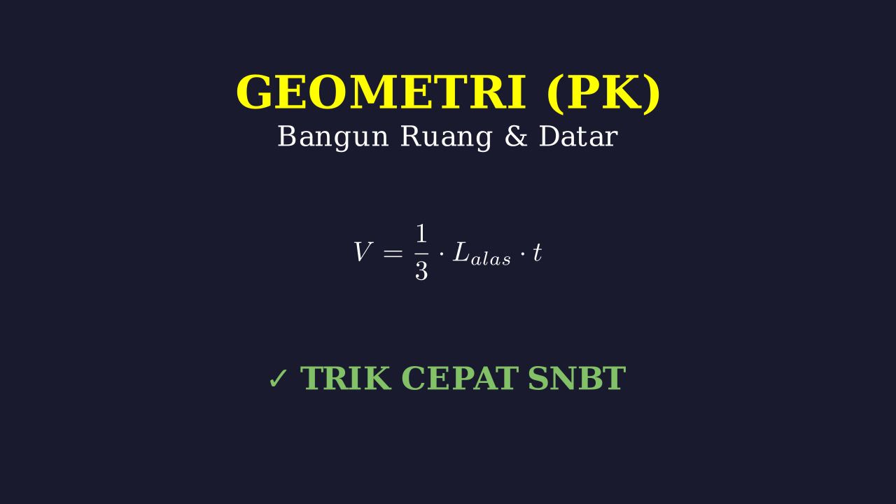 Geometri: Bangun Ruang dan Bangun Datar