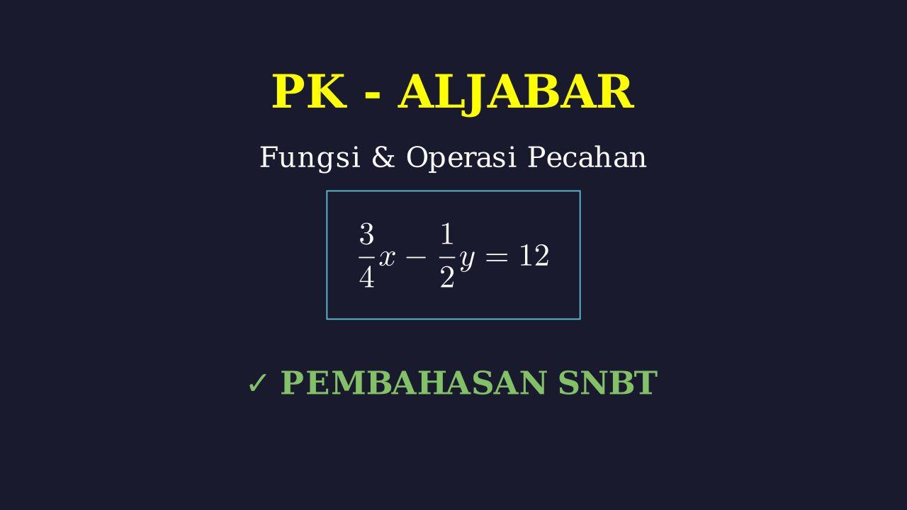 Prediksi Soal SNBT: Penalaran Matematika