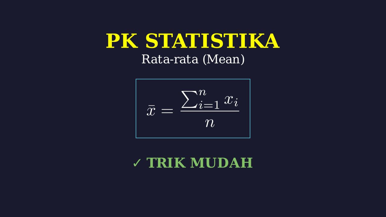 Statistika: Menghitung Rata-rata