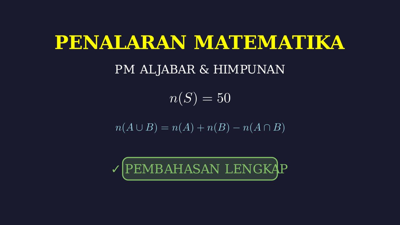 Soal Cerita Himpunan: Survey Buah