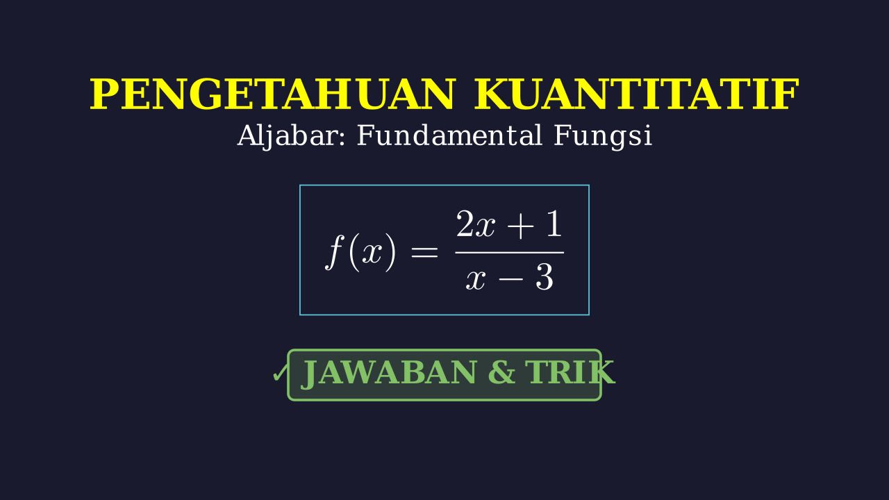 Konsep Dasar Fungsi