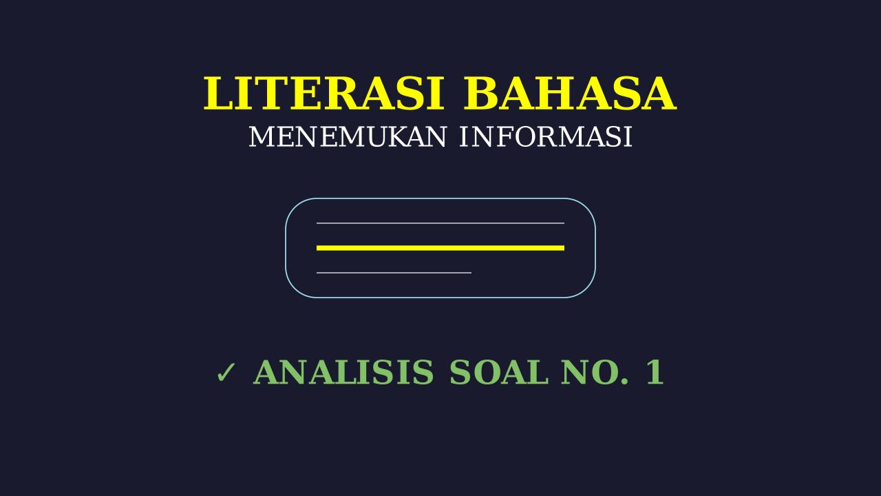 Pembahasan Soal Nomor 1