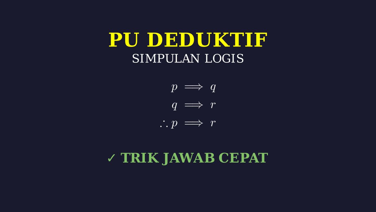 Strategi Menjawab Soal Literasi & Penalaran Umum