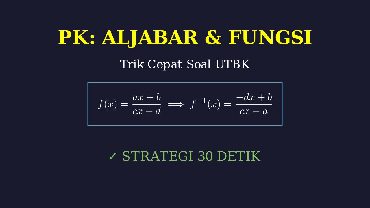 Pembahasan 3 Soal Matematika