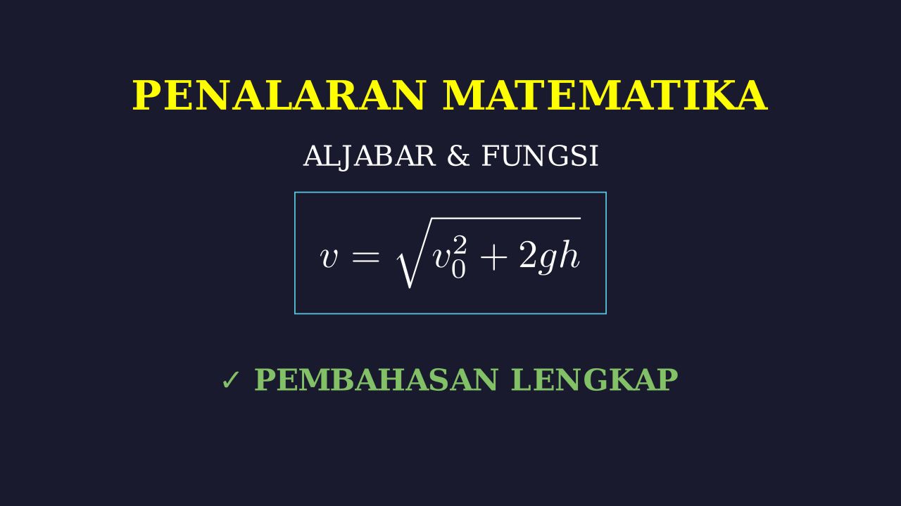 Menghitung Kecepatan Loncat Indah