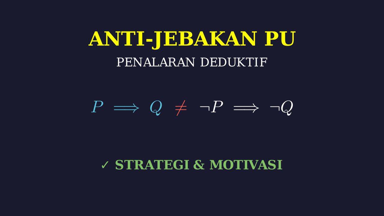 Strategi PU UTBK: Trik Jebakan & Motivasi Belajar