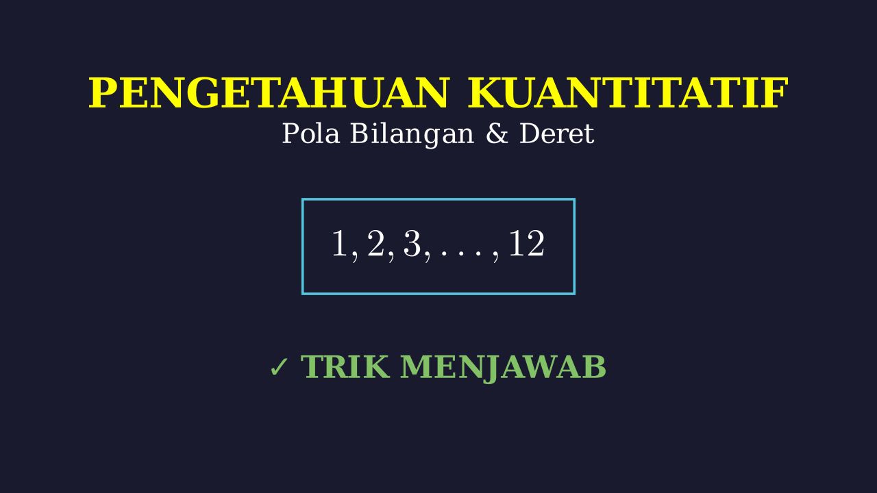 Pola Bilangan Kelereng Berwarna