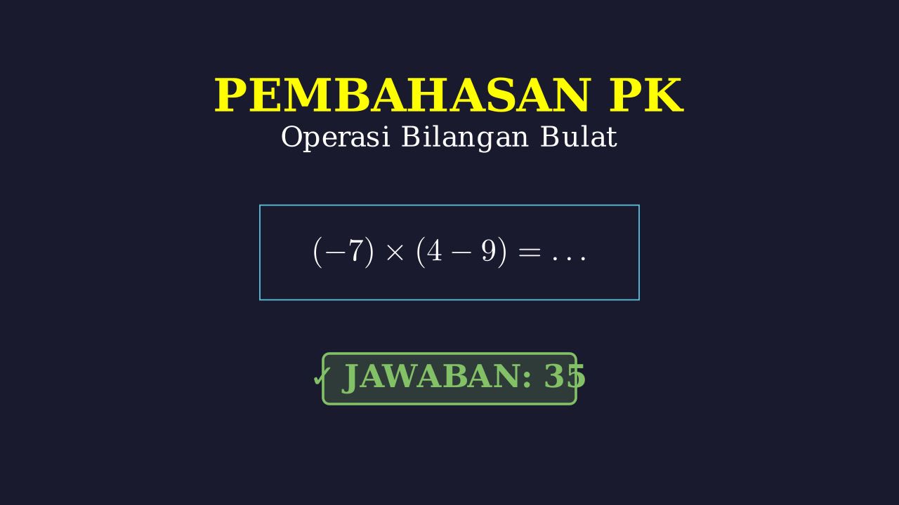 Operasi Bilangan Bulat