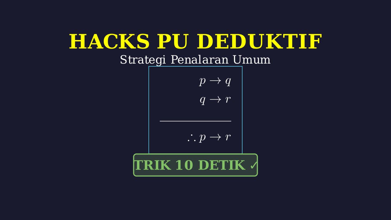 Tips & Trik Jitu Penalaran Umum