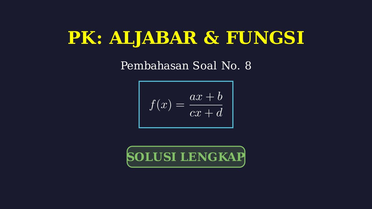 Pembahasan Soal Nomor 8