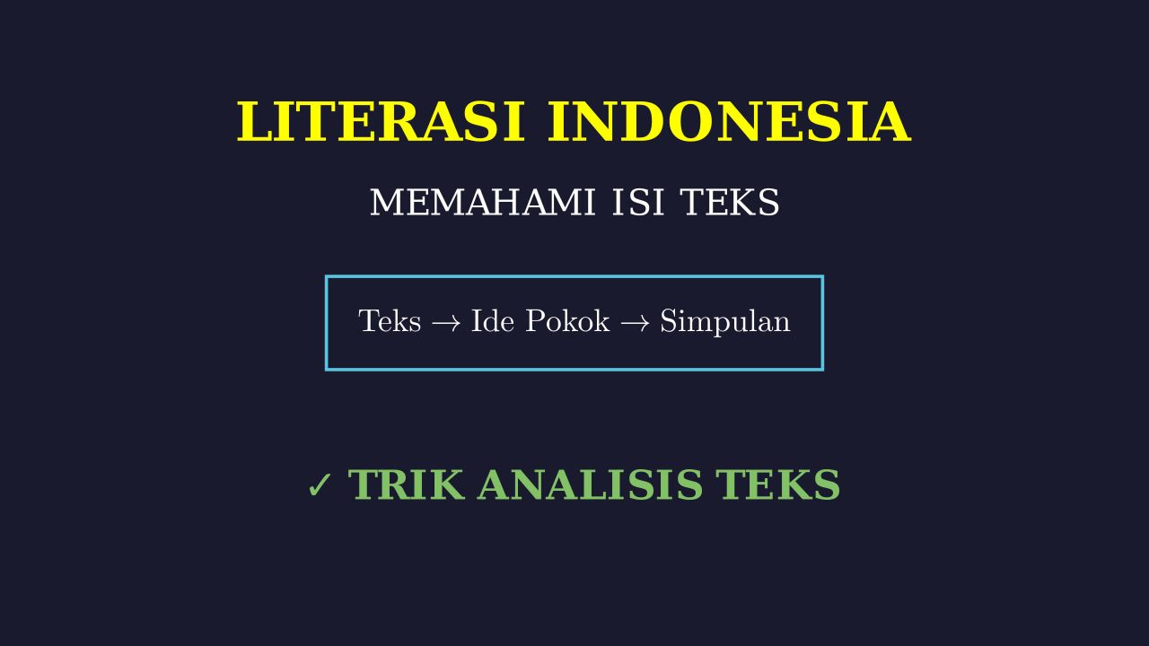 Identifikasi Topik Edukasi
