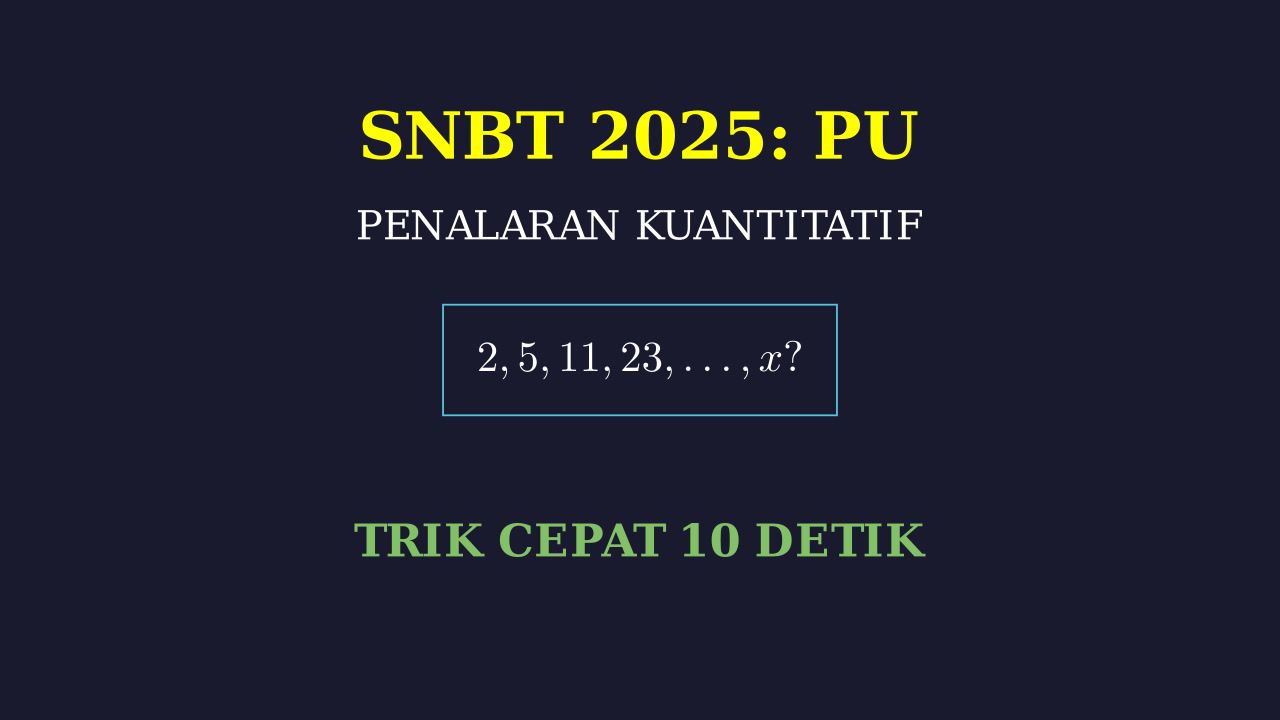 Latihan Soal SNBT 2025