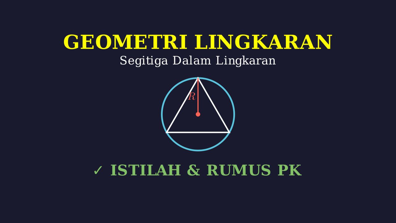 Istilah Segitiga dalam Lingkaran