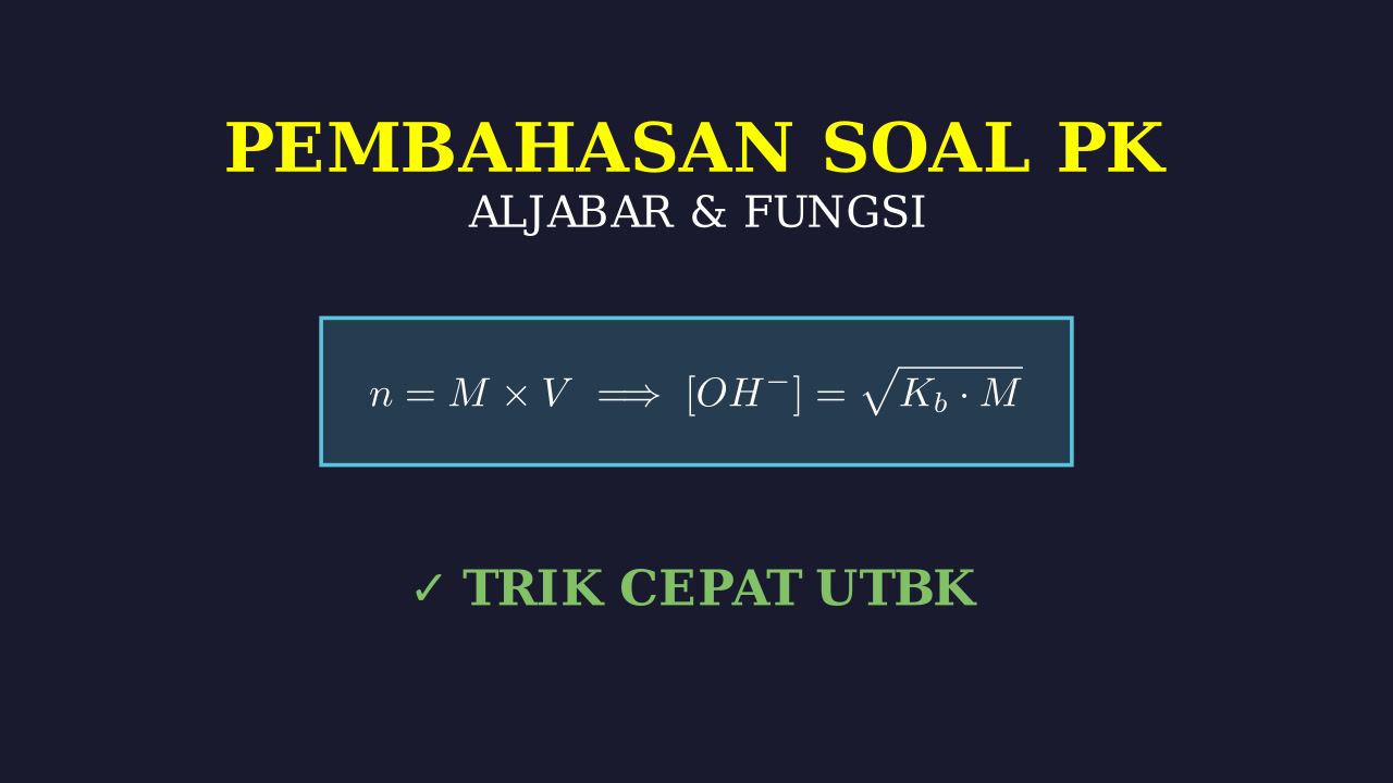 Campuran Asam Kuat dan Basa Lemah