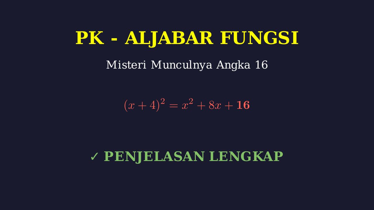 Memahami Asal Muasal Angka 16