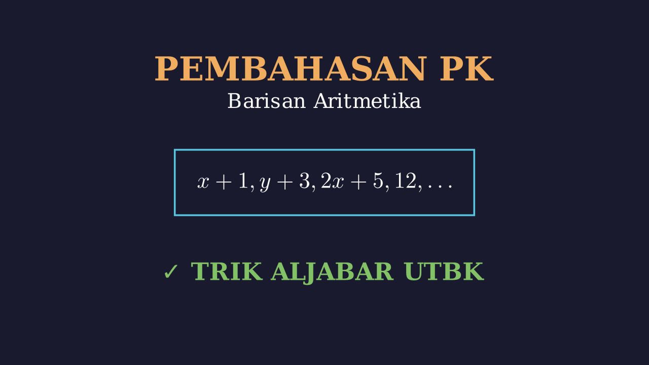Barisan Aritmetika: Analisis Pernyataan
