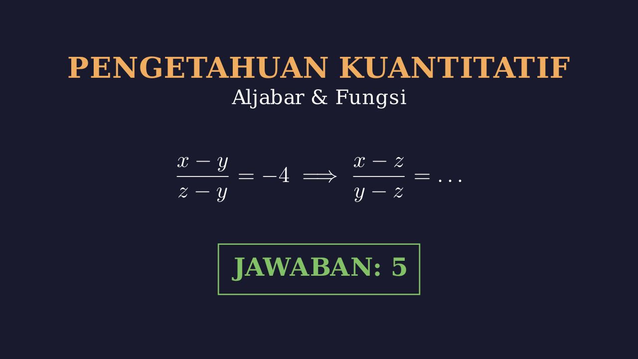 Manipulasi Aljabar: Menghitung Nilai Pecahan