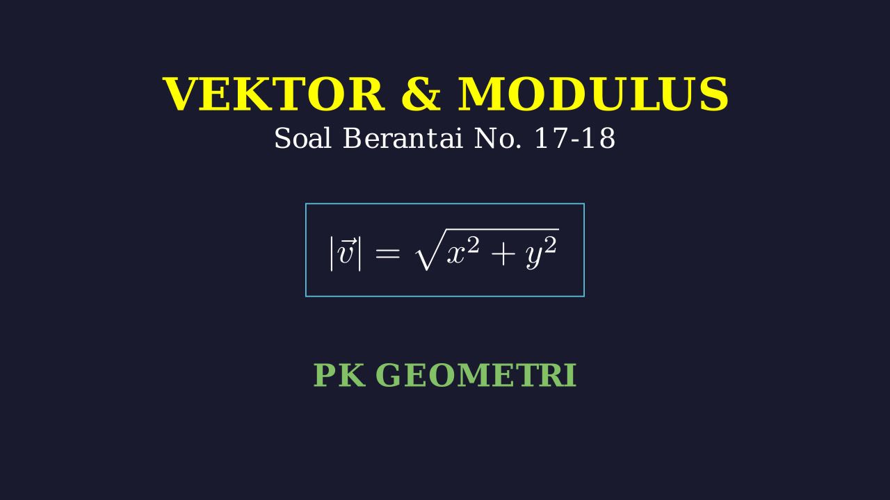 Vektor Posisi dan Modulus