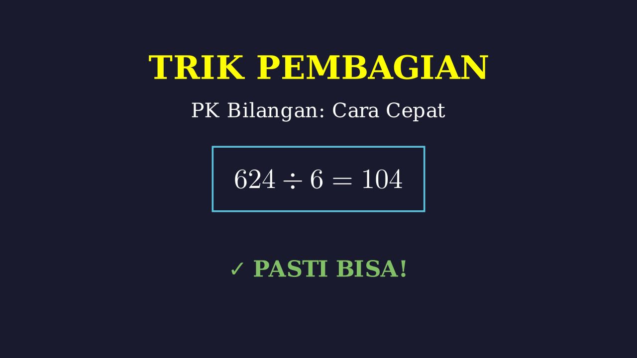 Tutorial Pembagian Mudah