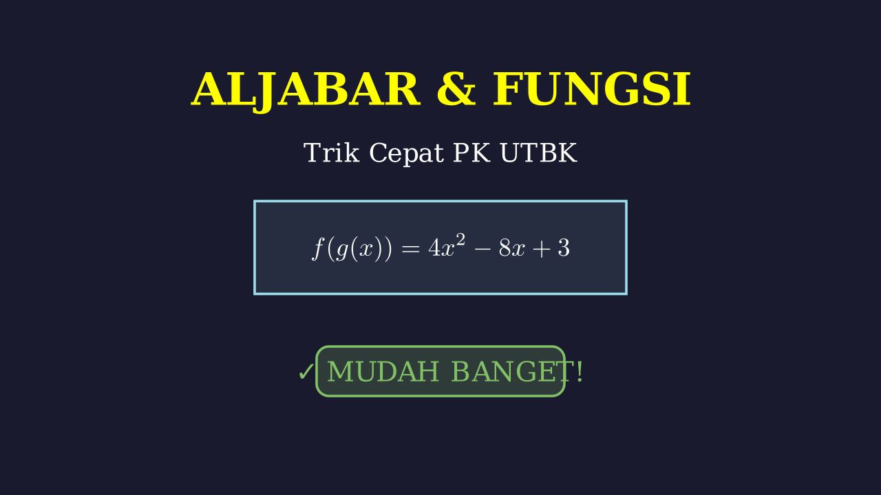 Belajar Aljabar Dasar