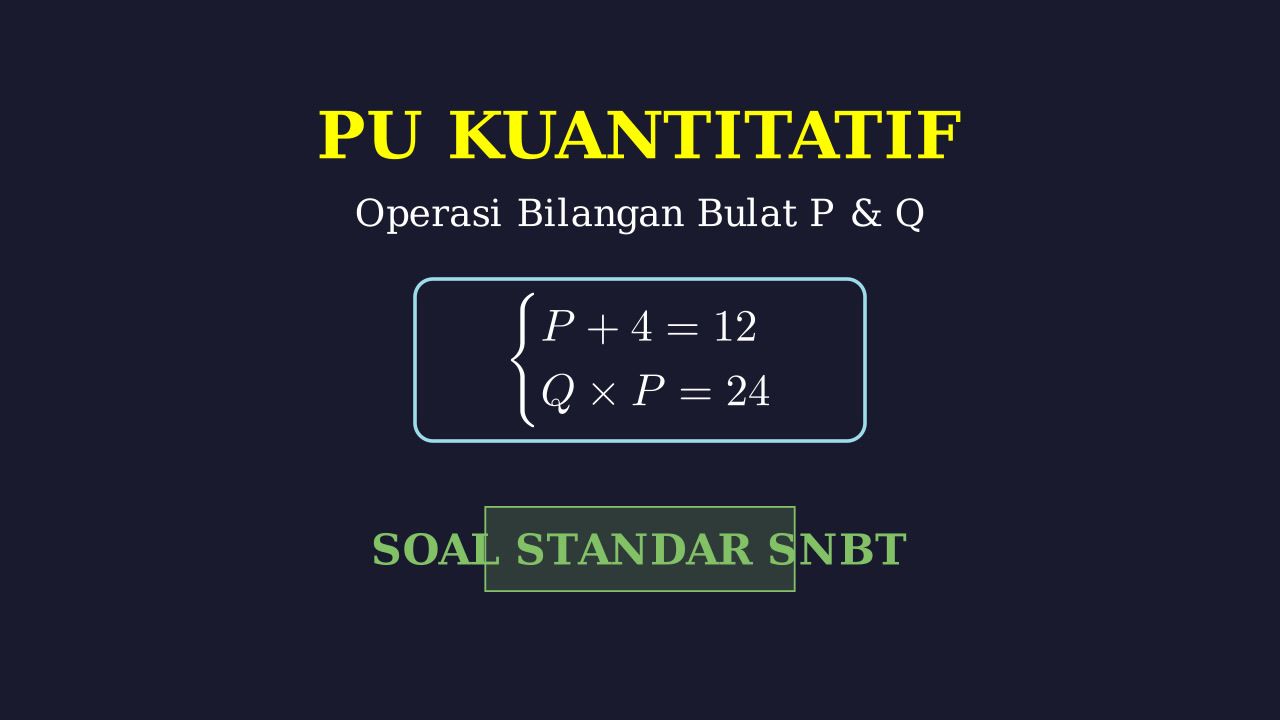 Mencari Nilai P dan Q: Persamaan Bilangan Bulat