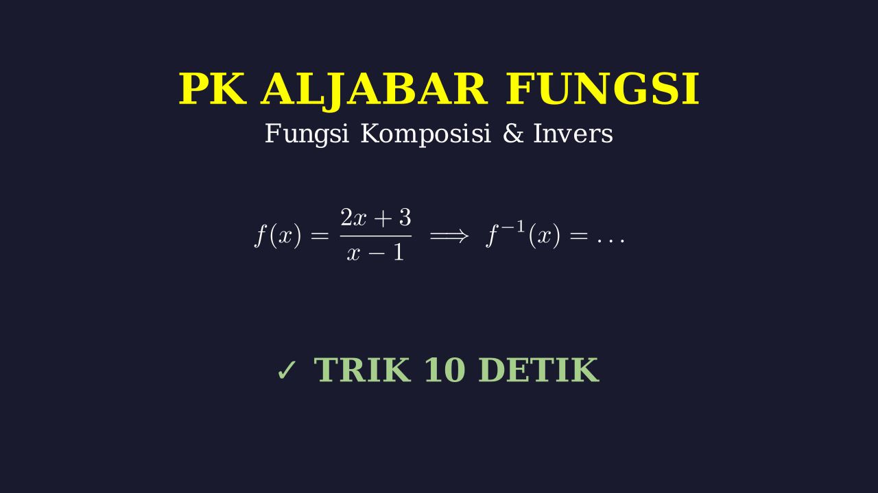 Langkah Penyelesaian Soal Matematika
